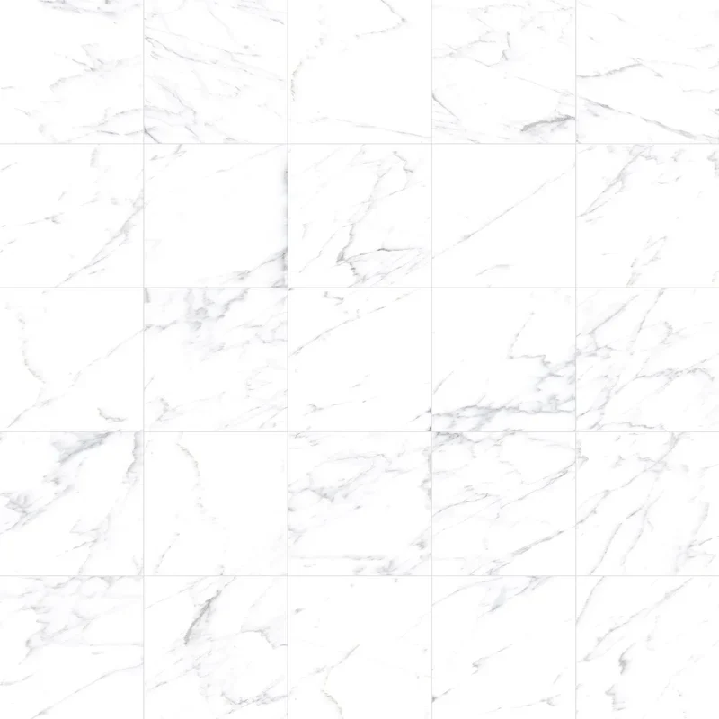 Dama Bianco Carrara - Gres Porcellanato Effetto Marmo 25x25 - Image 3
