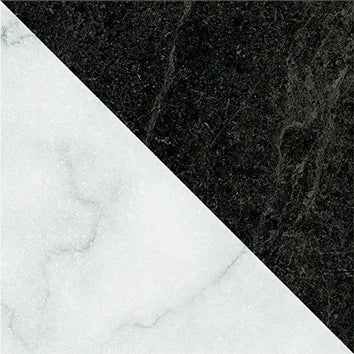Dandy Flag Black/White - Gres Effetto Marmo Intarsiato 18x18 - Image 2