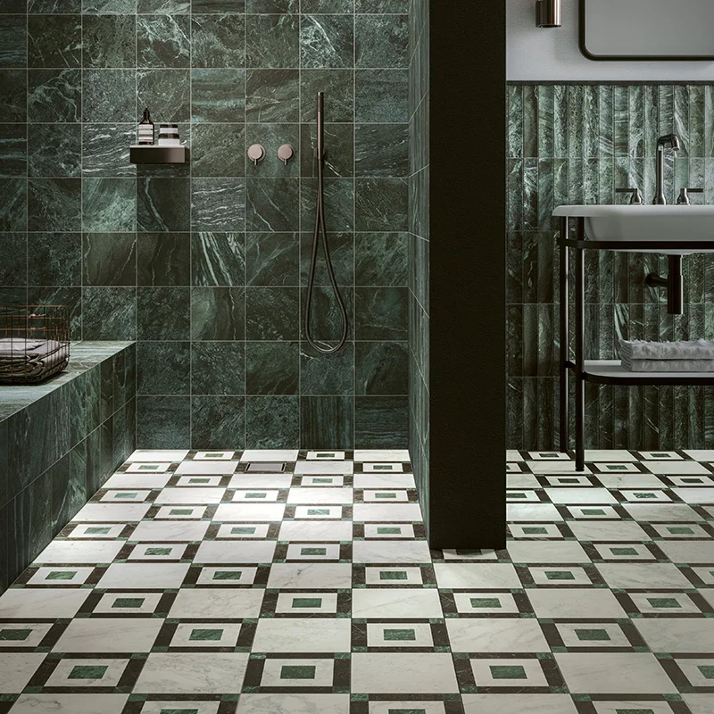 Dandy Green - Gres Effetto Marmo Opaco 18x18