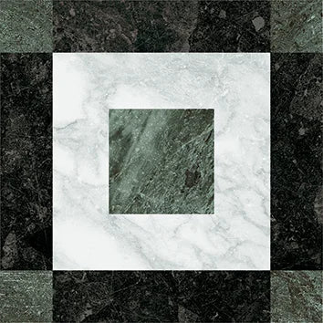 Dandy Square - Gres Effetto Marmo Intarsiato 18x18 - Image 3