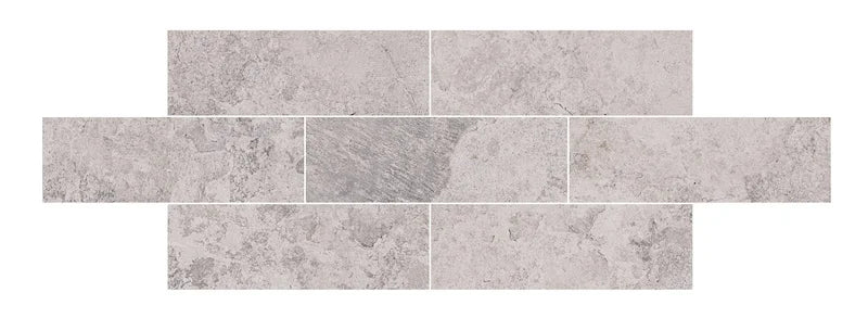 Des Alpes Bianco - Gres Porcellanato Effetto Pietra Naturale 7x23