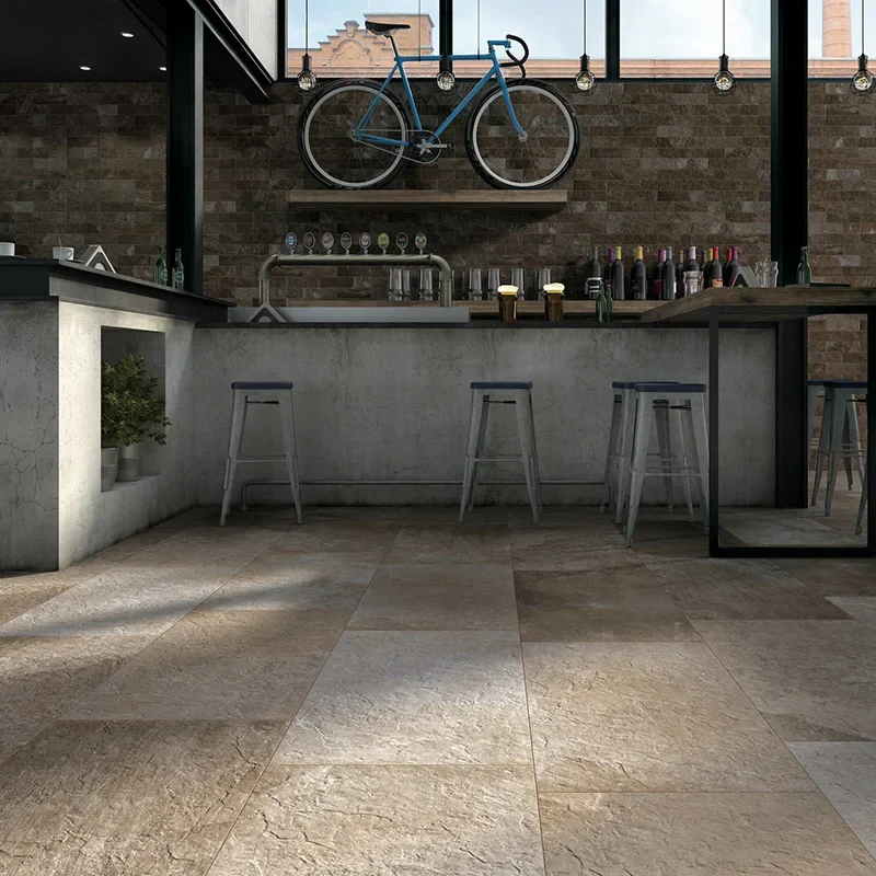 Des Alpes Naturale - Gres Porcellanato Effetto Pietra Naturale 48x97
