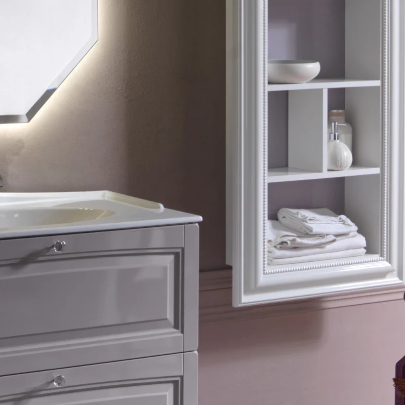 Dorian - Composizione Mobile Bagno Classico con Ante a Telaio - Image 9