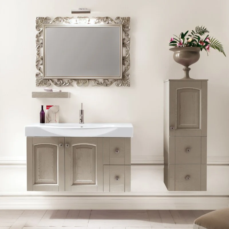 Dorian - Composizione Mobile Bagno Sospeso in Stile Classico