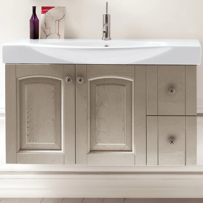 Dorian - Composizione Mobile Bagno Sospeso in Stile Classico - Image 2