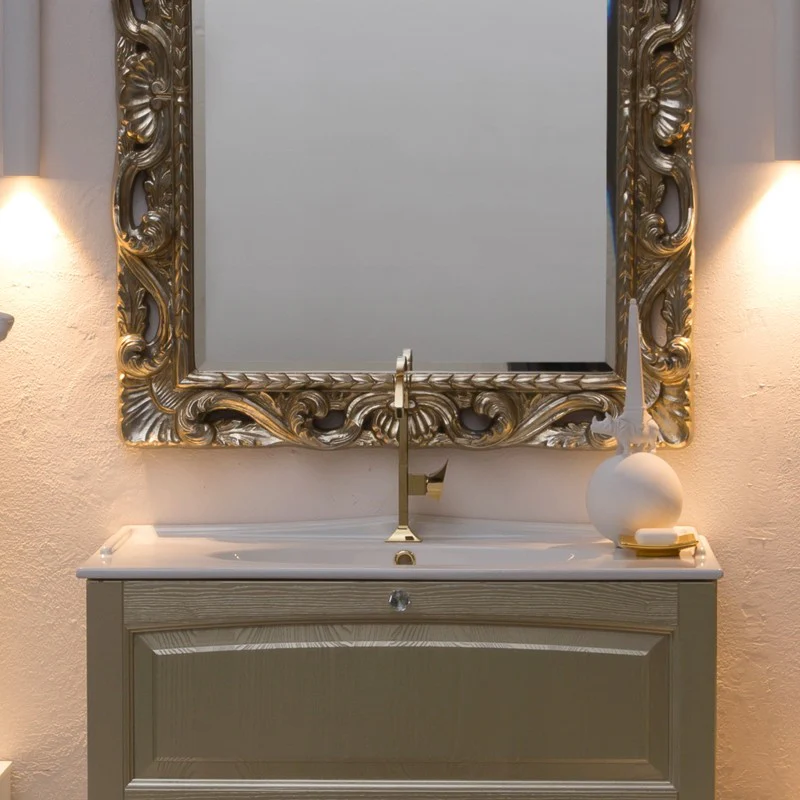 Dorian - Mobile Bagno Classico in Frassino Laccato Champagne - Image 3
