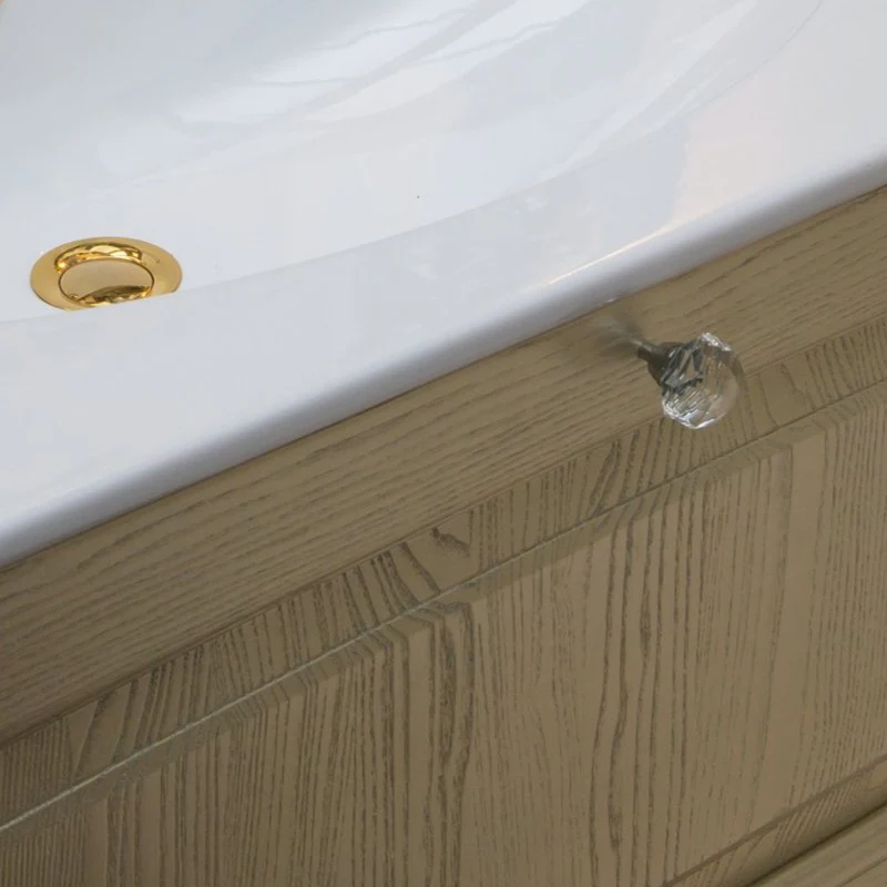 Dorian - Mobile Bagno Classico in Frassino Laccato Champagne - Image 5