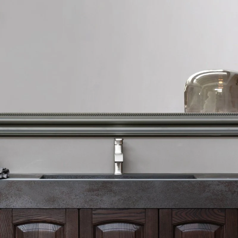 Dorian - Mobile da Bagno Sospeso in Stile Classico con Vasca Integrata in Gres - Image 4
