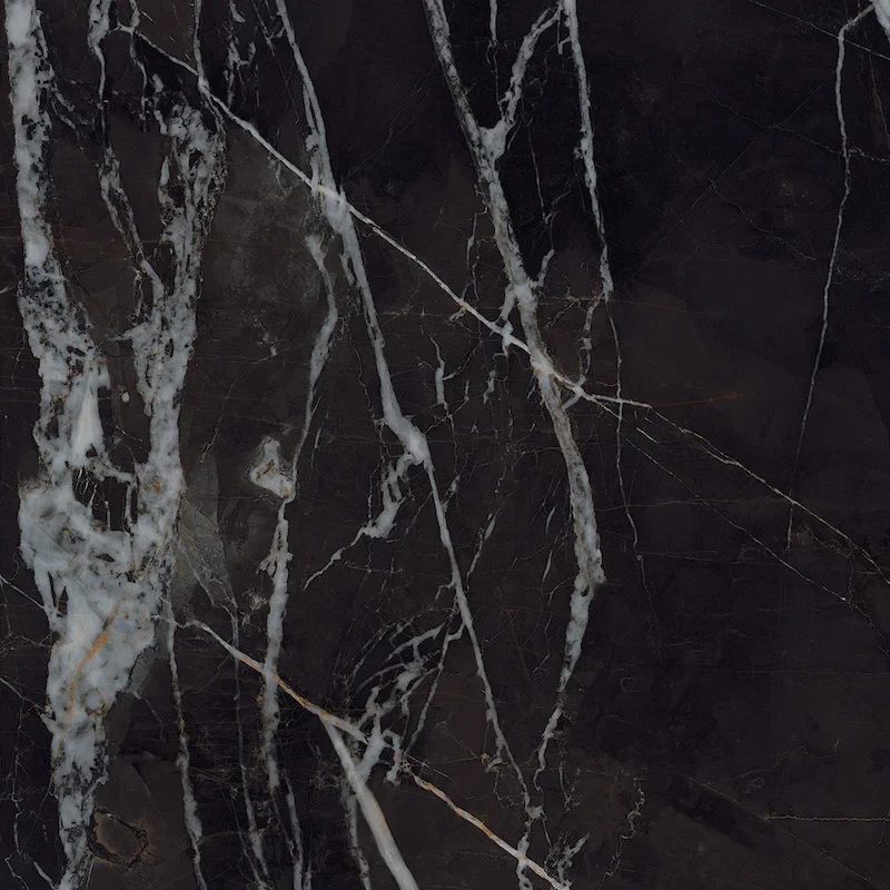 Elegance Black Lux - Gres Effetto Marmo Lucido 60x60