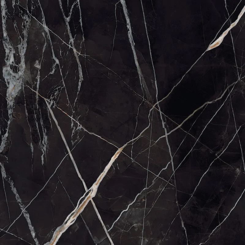 Elegance Black Smooth - Gres Effetto Marmo Vellutato 120x120
