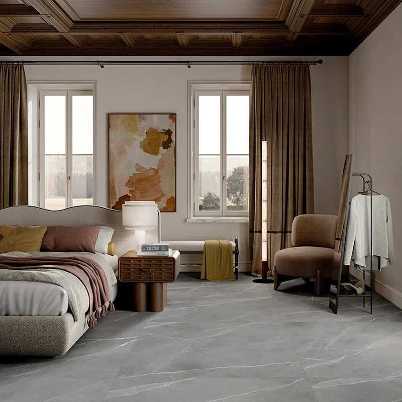 Elegance Silver Matt - Gres Effetto Marmo Opaco 120x120