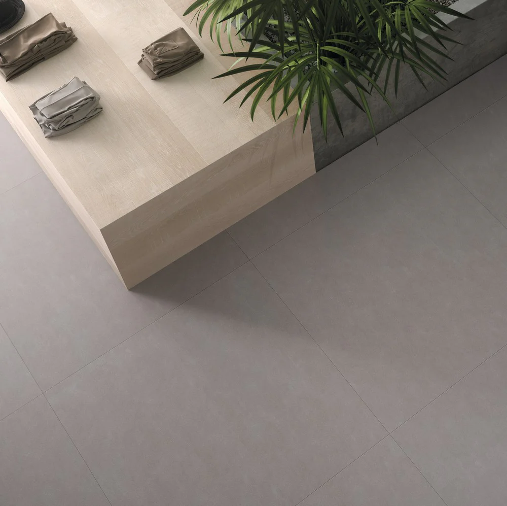 Elements Design Grey  - Gres porcellanato effetto resina 120x120 grigio