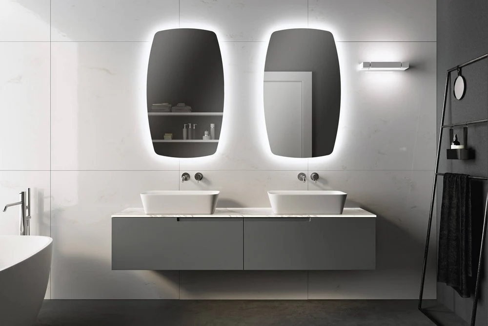 Era 03 - Mobile da bagno sospeso con doppio lavabo - Image 2