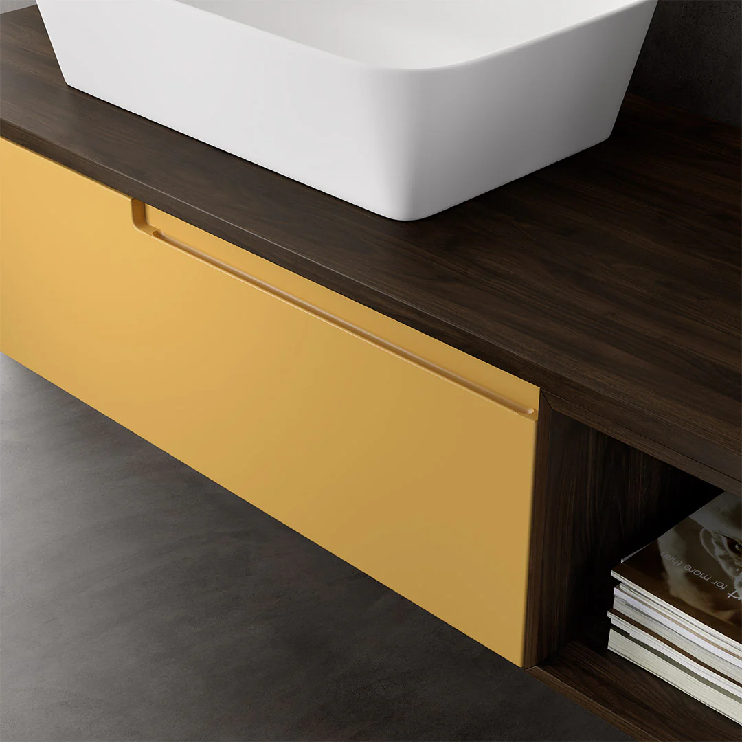 Era 10 - Mobile da bagno sospeso con elementi a vista - Image 2