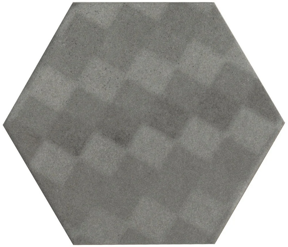 Esagone Cementi Decoro Misto 900 Antrax- Gres Porcellanato Effetto Cemento Esagonale 15x17 - Image 3