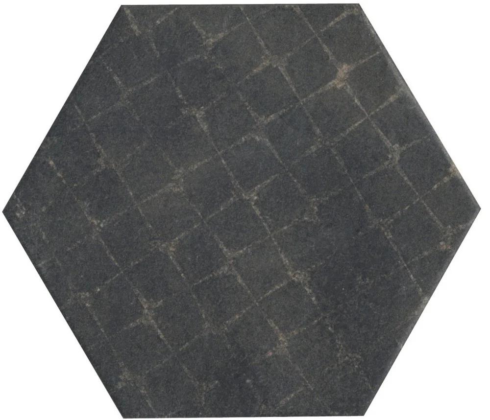 Esagone Cementi Decoro Misto Tex Smoke- Gres Porcellanato Effetto Cemento Esagonale 15x17 - Image 3