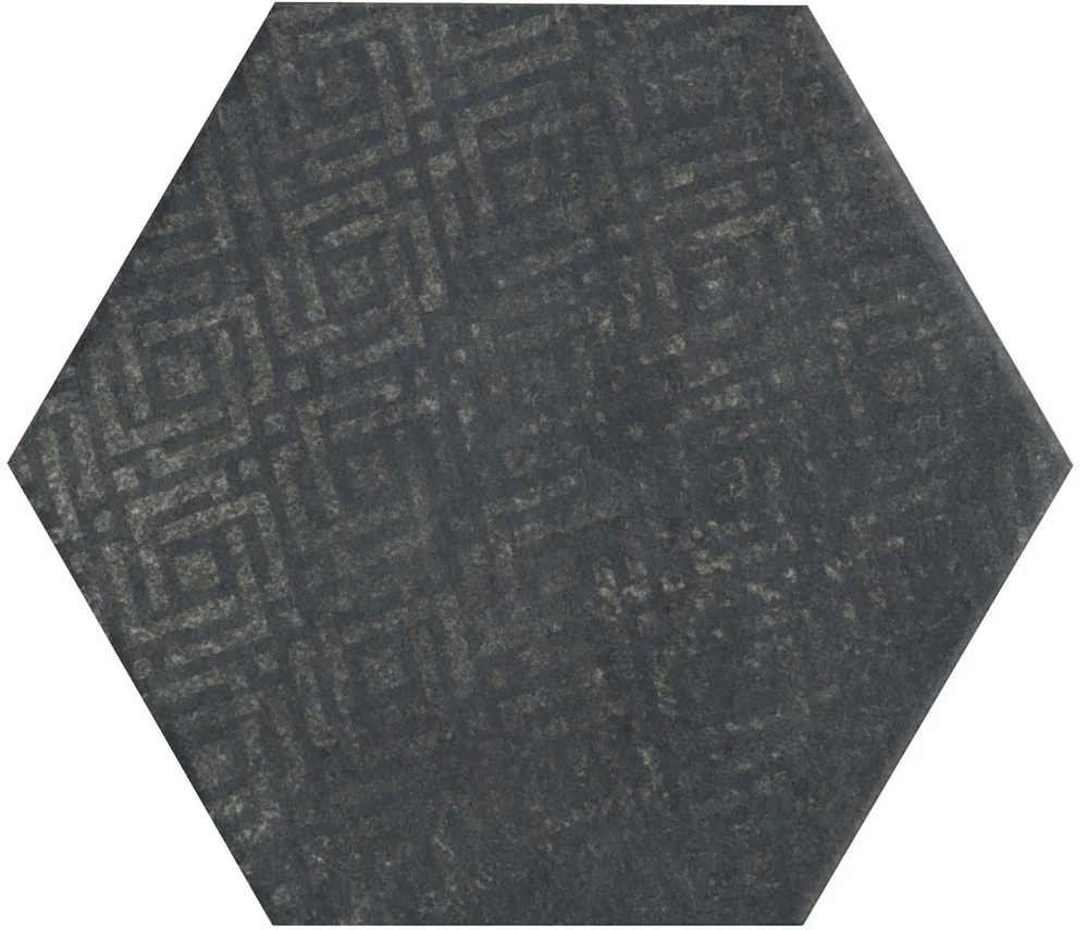 Esagone Cementi Decoro Misto Tex Smoke- Gres Porcellanato Effetto Cemento Esagonale 15x17 - Image 4