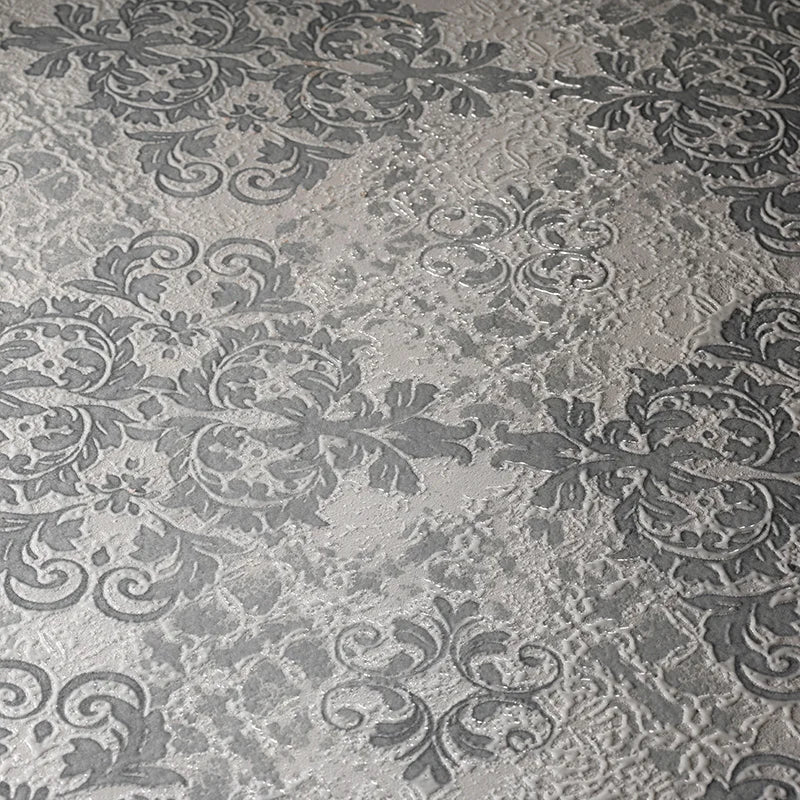 Evoque Lacche Grigio - Decoro in Gres Effetto Damascato 60x120