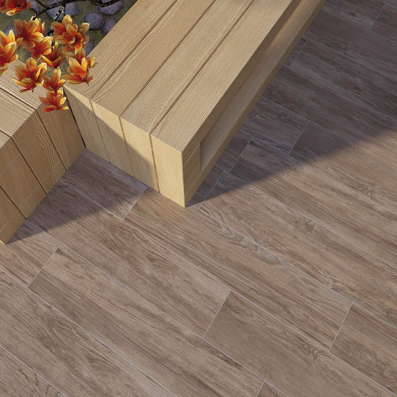 Feel Brown Antiscivolo R11 - Gres Effetto Legno Per Esterni 20x90