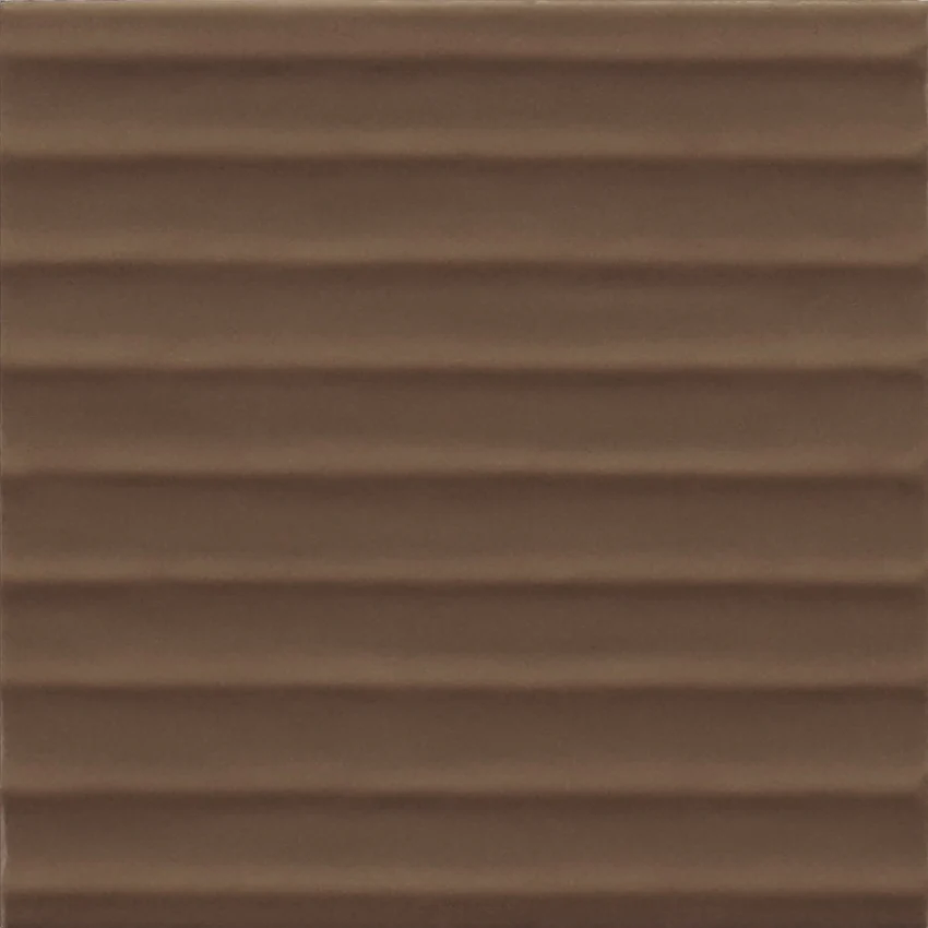Flow Choco Wave Matt - Rivestimento Tinta Unita Opaca Rigato