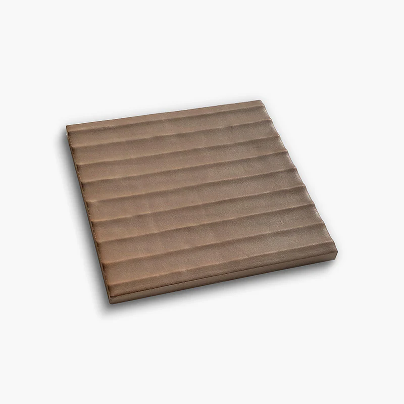 Flow Choco Wave Matt - Rivestimento Tinta Unita Opaca Rigato - Image 3