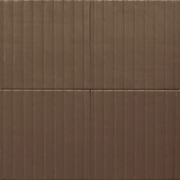 Flow Choco Wave Matt - Rivestimento Tinta Unita Opaca Rigato - Image 4