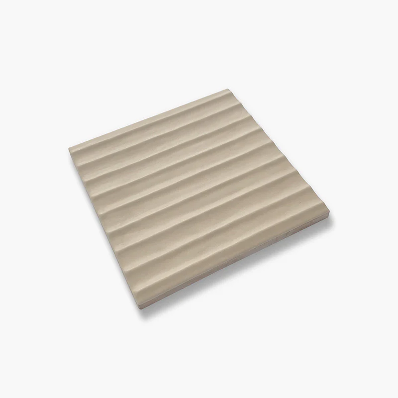 Flow Cream Wave Matt - Rivestimento Tinta Unita Opaca Rigato - Image 2