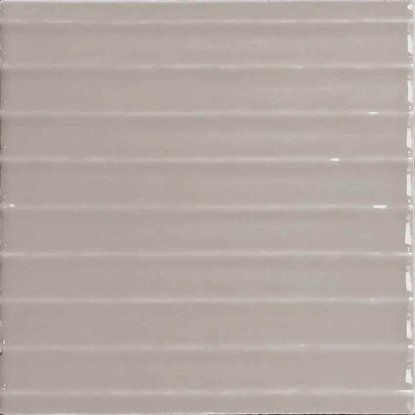 Flow Kaki Wave Glossy - Rivestimento Tinta Unita Lucida Rigato