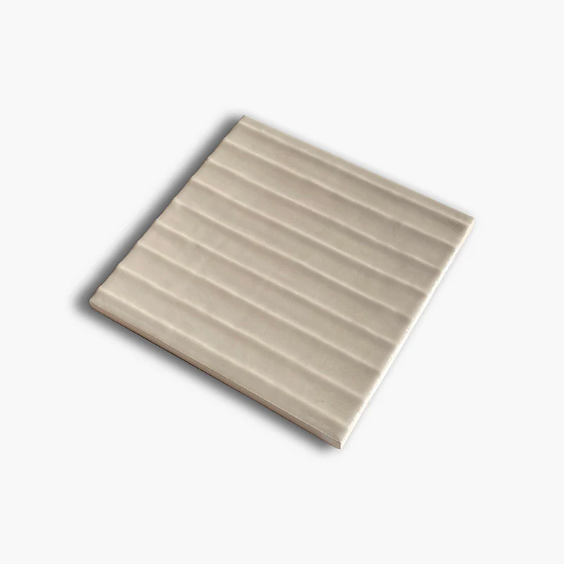 Flow Kaki Wave Matt - Rivestimento Tinta Unita Opaca Rigato - Image 2