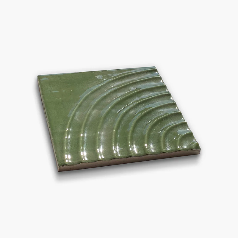 Flow Moss Reel Glossy - Rivestimento Tinta Unita Lucida a Rilievo - Image 3