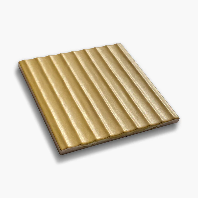 Flow Mustard Wave Matt - Rivestimento Tinta Unita Opaca Rigato - Image 3