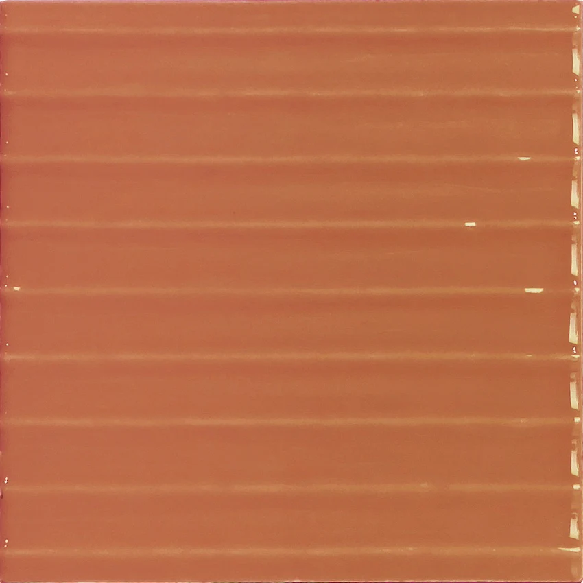 Flow Papaya Wave Glossy - Rivestimento Tinta Unita Lucida Rigato - Image 4