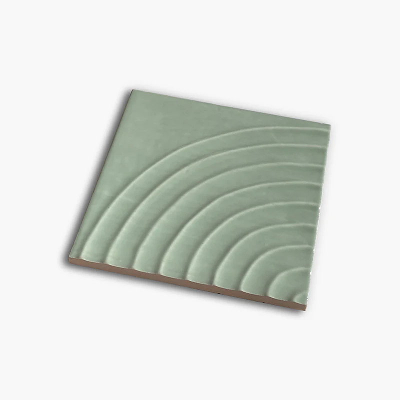 Flow Pistachio Reel Glossy - Rivestimento Tinta Unita Lucida a Rilievo - Image 2
