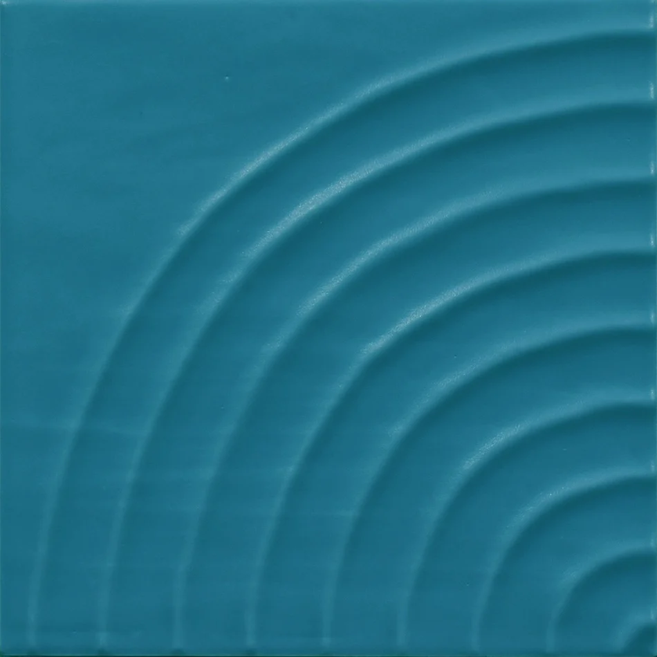 Flow Teal Reel Matt - Rivestimento Tinta Unita Opaca a Rilievo - Image 4