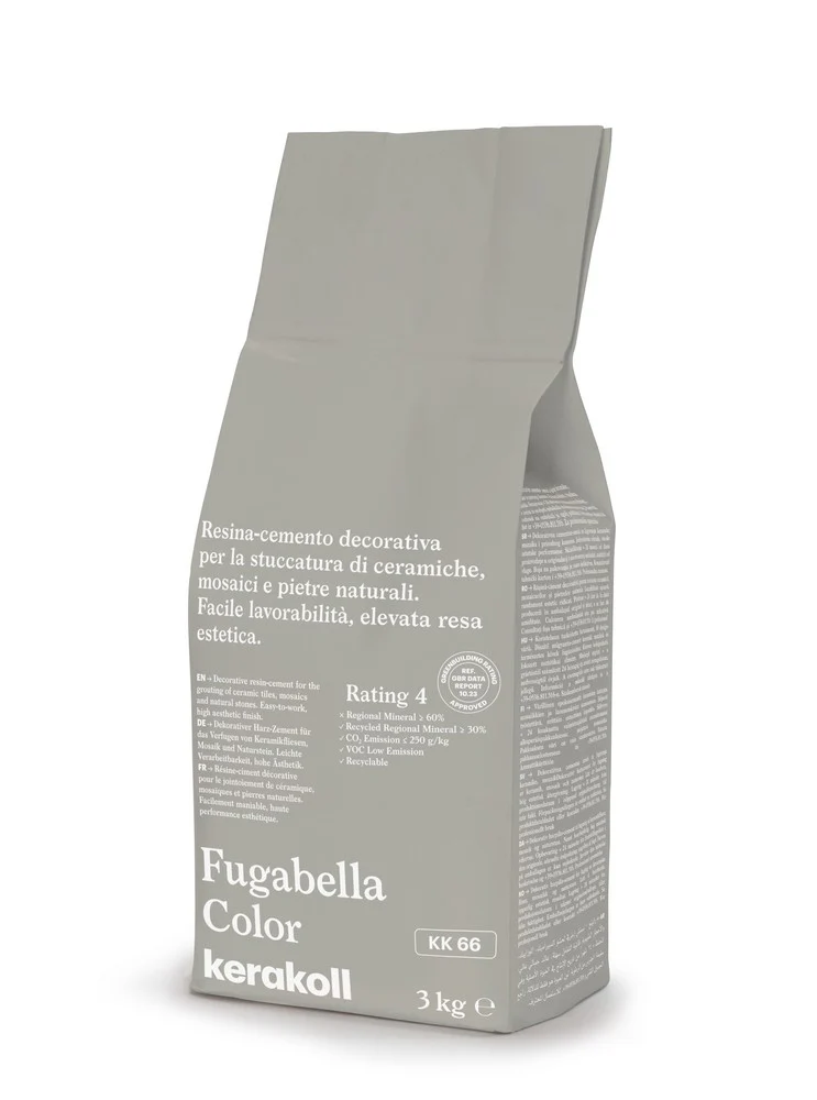 Kerakoll Fugabella Color KK 66 - Stucco per piastrelle colorato Grigio Chiaro