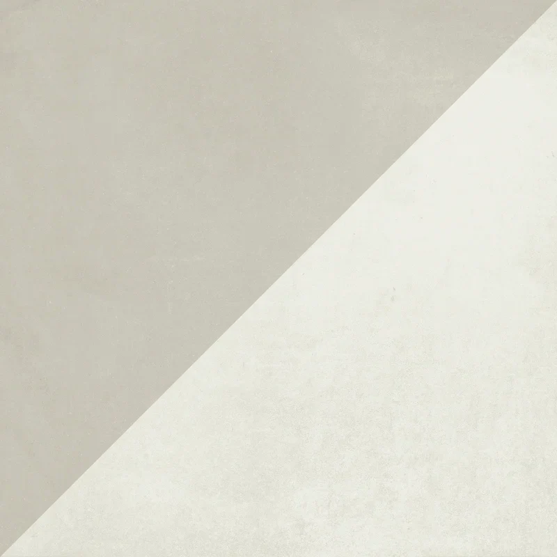 Futura Half White - Gres Porcellanato Decorato Geometrico 15x15 - Image 2