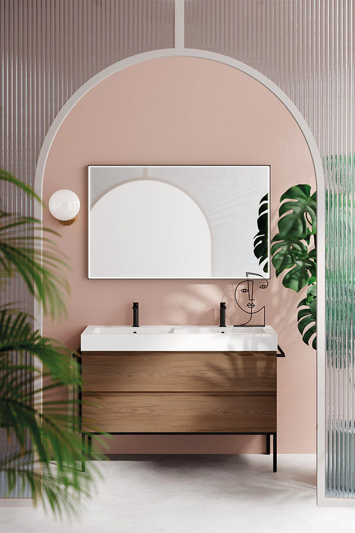 Gea 02 - Mobile da bagno a terra dal design moderno - Image 4
