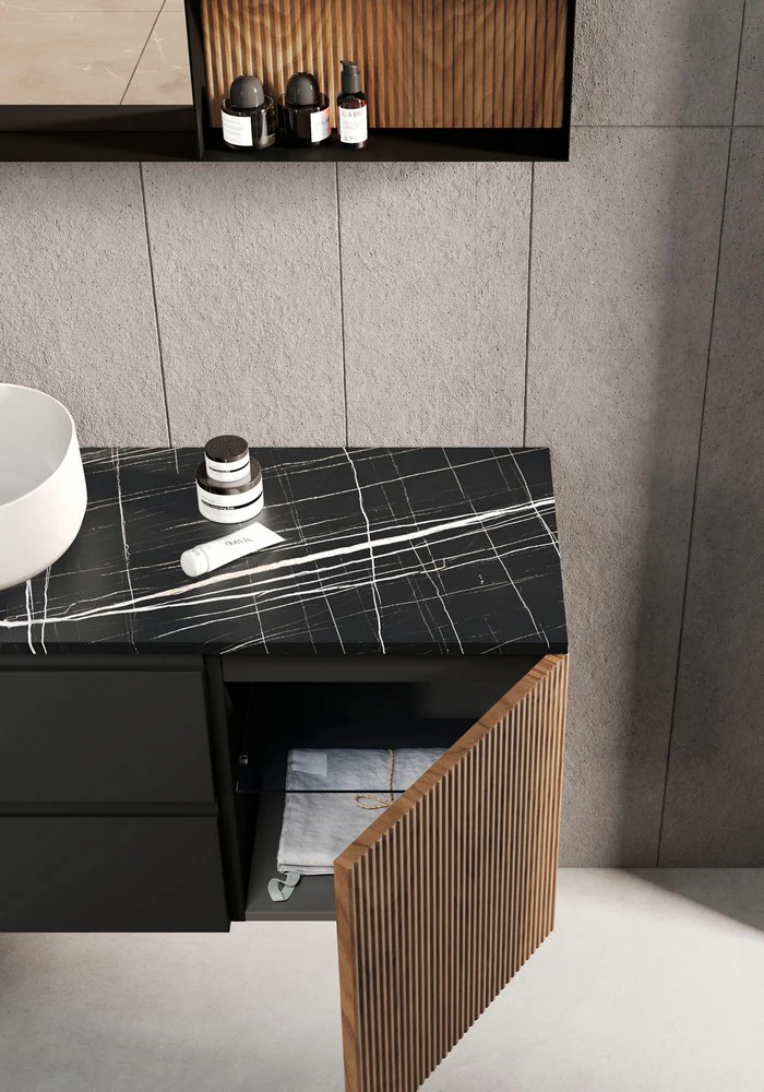 Gea 12 - Mobile da bagno sospeso con lavabo in appoggio - Image 3