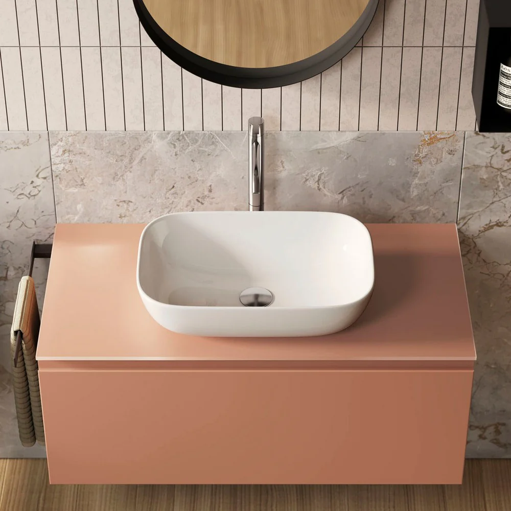 Gea 13 - Mobile da bagno sospeso con vano portaoggetti - Image 3