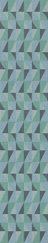 Geo Azzurro - Carta da Parati di Design Geometrica - Image 2