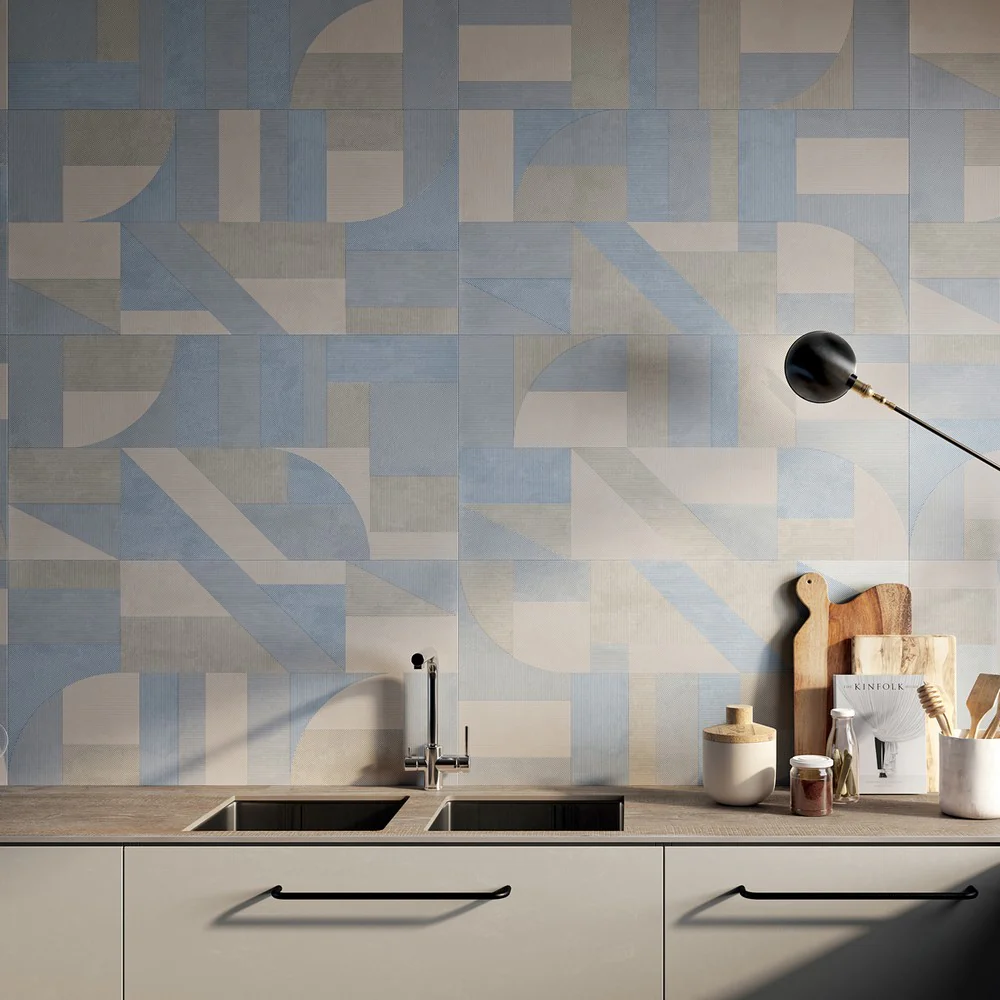 Gioia Scandi - Gres porcellanato effetto carta da parati 60x120