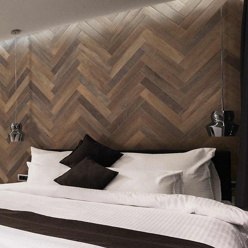 Greenwood Bruno - Gres Porcellanato Effetto Legno Anticato 7.5x45