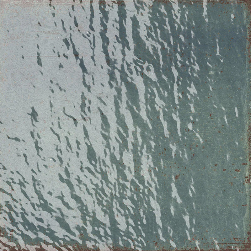 Grunge Verde - Gres Lucido in Stile Vintage 21x21