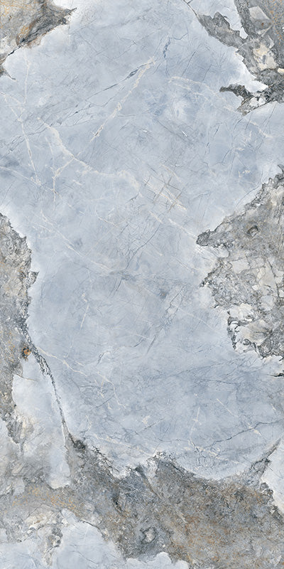 Invisible Blue - Gres Effetto Marmo Lucido 60x120 Rettificato - Image 2