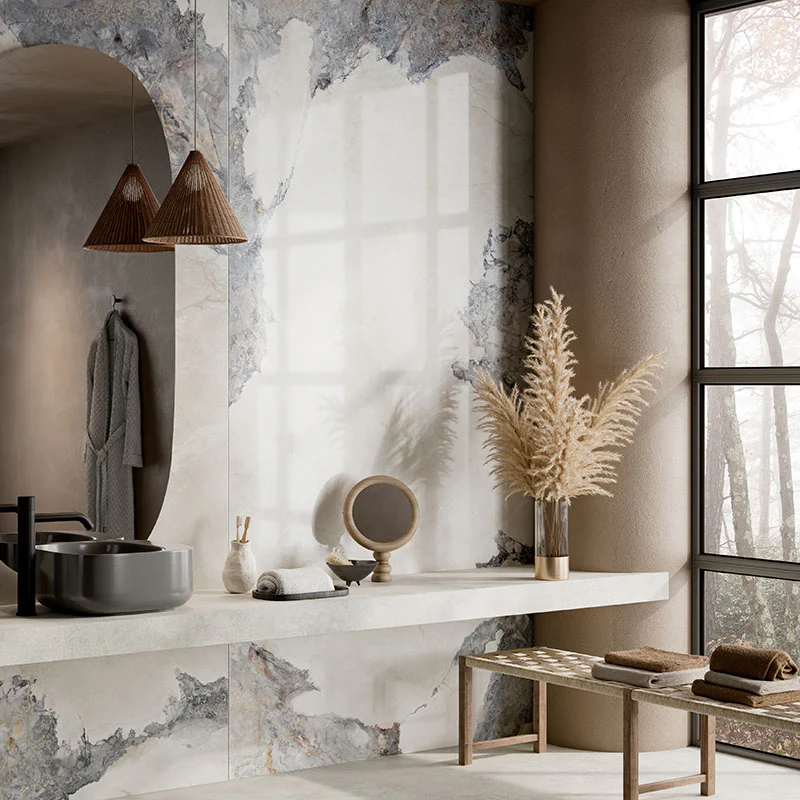 Invisible Ivory - Gres Effetto Marmo Opaco 60x120 Rettificato