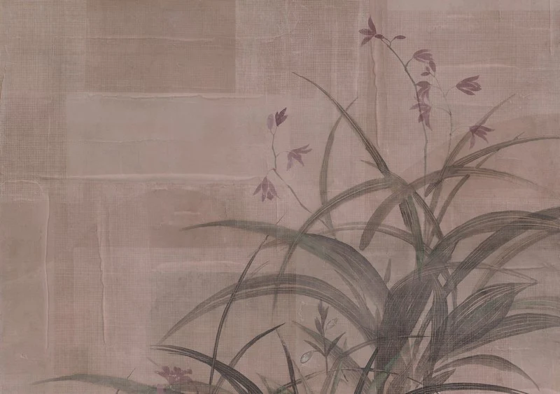 Japanese Muave - Carta da Parati di Design Floreale - Image 2