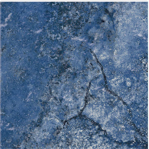 Jupiter Blue Antiscivolo R11 - Gres Effetto Pietra Lucido per Esterni 15x15