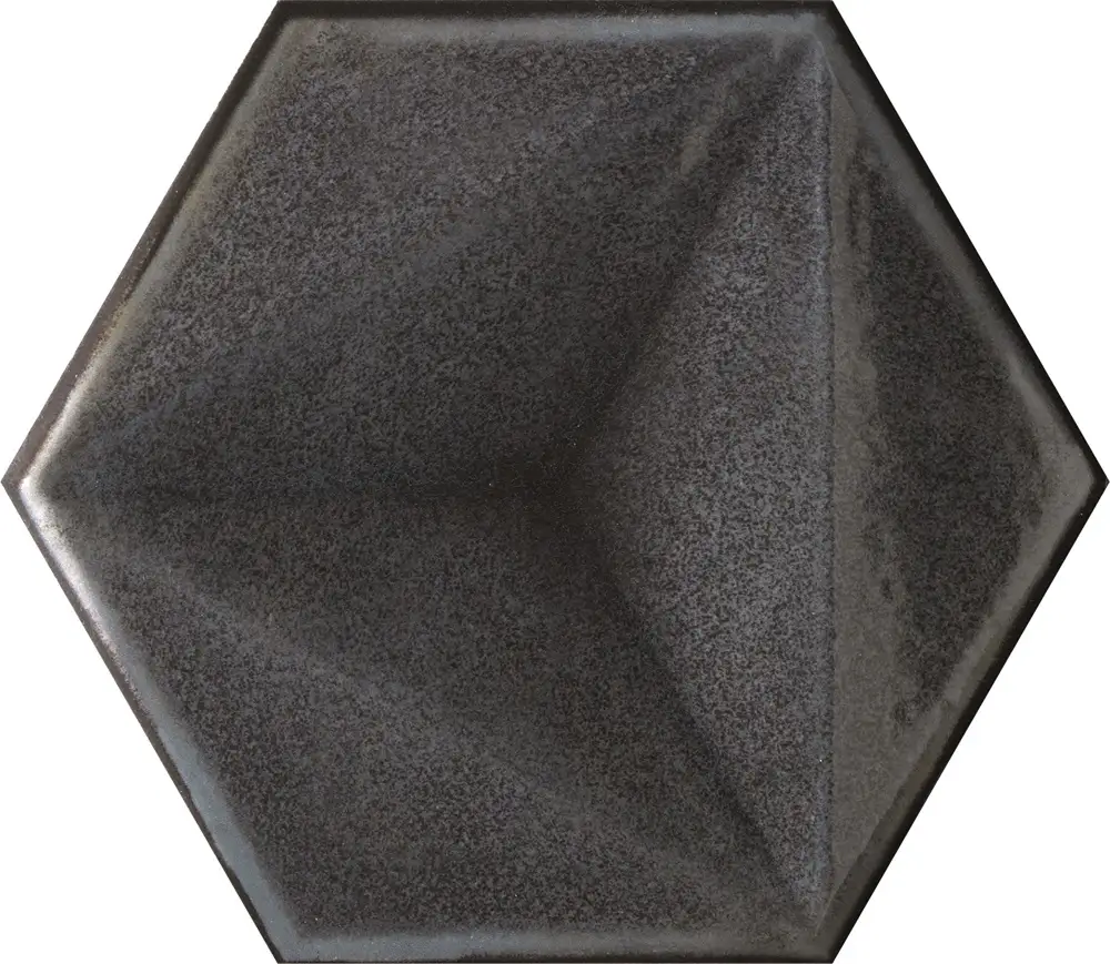 Karma Hexagon Fumo – Rivestimento Ceramico Esagonale Lucido 15x17
