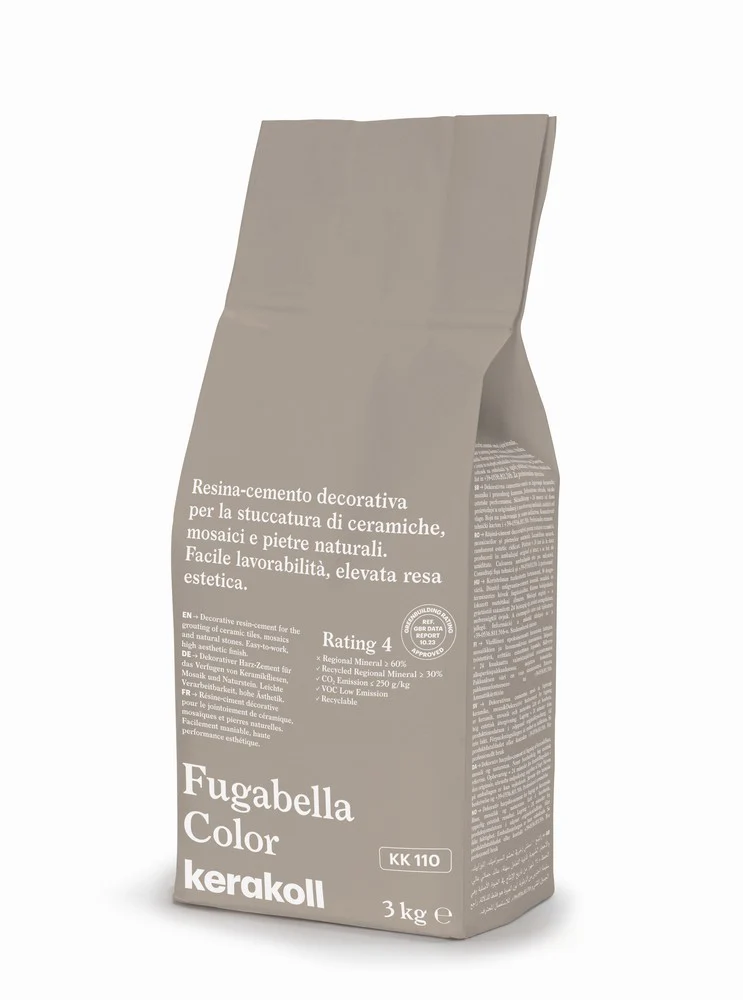 Kerakoll Fugabella Color KK 110 - Stucco per piastrelle colorato Grigio Chiaro