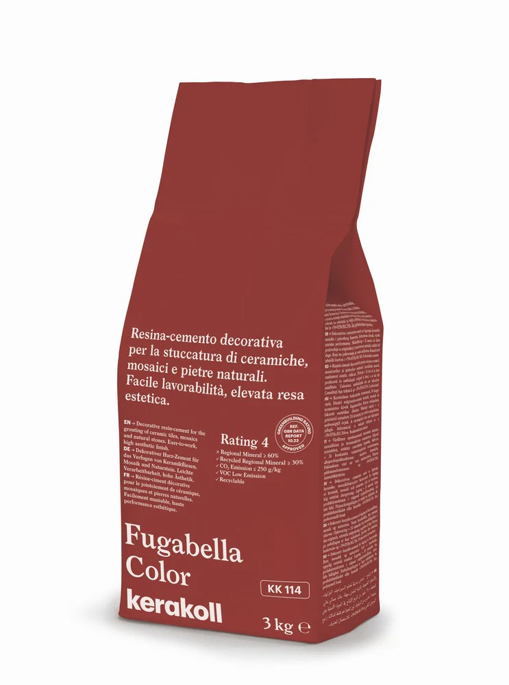 Kerakoll Fugabella Color KK 114 - Stucco per piastrelle colorato Rosso